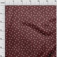 thumbnail image 2 of oneOone Georgette Viscose Maroon Fabric Florals Craft Projects Decor Fabric Printed By The Yard 42 Inch Wide, 2 of 4