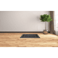 thumbnail image 4 of Prima Decorative Hardware Floor Vent Cover 4 x 10 VR 100 with Damper, Tudor Mushroom Design Cast Aluminum Floor Register, Powder Coated, Outer Size 6 x 12 inch, 4 of 8