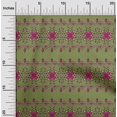 thumbnail image 1 of oneOone Georgette Viscose Fabric Floral Block Print Fabric By Yard 42 Inch Wide, 1 of 4