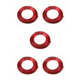 thumbnail image 2 of Transemion 5M Line Car Van Interior Decor Red Point Edge Gap Door Panel Molding N red 5Set, 2 of 6