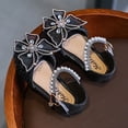 thumbnail image 4 of LSLJS Girls' Sandals Bow Princess Shoes Baby Soft Sole Bright Diamond Dance Performance Shoes, Girl's Sandals, 4 of 6