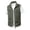 Army Green, variant on 2025 Men's Spring and Summer High Neck Workout Tops for Men Vest Casual Collar Bag Men Workout Shirt Cargo Vest Coat