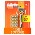 thumbnail image 1 of Gillette ProGlide Shield Razor for Men, 1 Razor Handle, 5 Razor Refills, 5 Blade Mens’s Razor with Precision Trimmer, 1 of 16