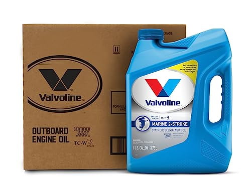 Valvoline 2-Cycle Marine TCW-3 Motor Oil 1 GA, Case of 3