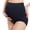 Black, variant on MeetoTime Women's Maternity High Waist Underwear Pregnancy Seamless Soft Briefs Stretch Support Hipster Panties