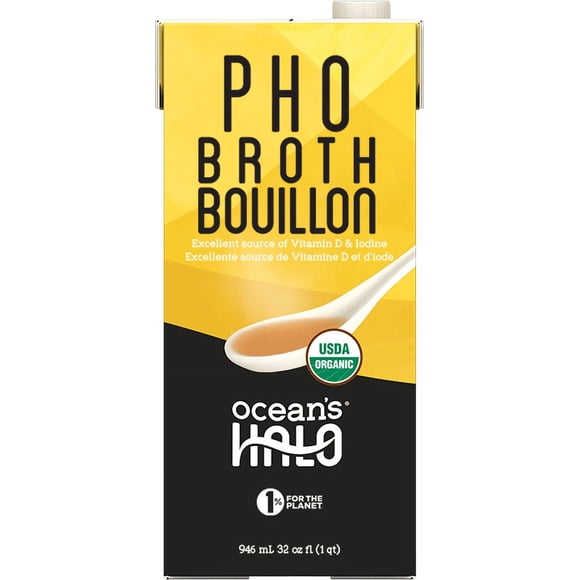 Ocean's Halo, Organic Pho Broth, Shelf-Stable, 946 ml