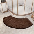 thumbnail image 3 of 1pc Foam Bath Rug Embossed Bathroom Mat Water Absorbent And Washable Bath Rugs Non-Slip Thick Soft And Comfortable Carpet For Show, 3 of 5