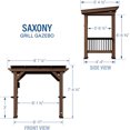 thumbnail image 2 of Backyard Discovery Saxony Grill Belvédère, 2 of 15