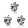 thumbnail image 1 of Wweixi Whimsical Blooms Low Maintenance Artificial Flower Collection Realistic BLUE PINK LH004 3Set, 1 of 6
