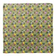 thumbnail image 4 of Bimba Green Circle & Triangle Geometric Printed Pure Silk Scarf For Hair Neck Head Bandanas For Women 40 x 80 Inches, 4 of 6