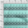 thumbnail image 2 of oneOone Polyester Lycra Aqua Blue Fabric Block Sewing Craft Projects Fabric Prints By Yard 56 Inch Wide, 2 of 5