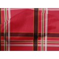 thumbnail image 4 of oneOone Cotton Poplin Bright Red Fabric Madras Check Craft Projects Decor Fabric Printed By The Yard 42 Inch Wide, 4 of 4