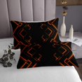 thumbnail image 3 of Erosebridal Modern Geometric Coverlet Set King, Abstract Stripe Bedding Set, Futuristic Decor, 3pcs, 3 of 5
