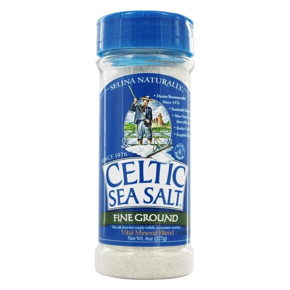 Celtic Sea Salt - Vital Mineral Blend Shaker Jar Fine Ground - 8 oz.