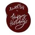 thumbnail image 1 of Inkdotpot Real Silver Foil Happy Holiday Tag Favor Hang Paper Tag 50 Piece, 1 of 1