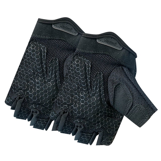 Gloves for Fitness Training Set Half Finger Unisex Summer Thin Training Accessories for Horizontal Bar Movement and Riding Purpose