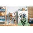 thumbnail image 2 of Ahgly Tapis Rectangulaire Lavable en Machine Intérieur Vert Menthe, 6 Pieds x 9 Pieds, 2 of 7