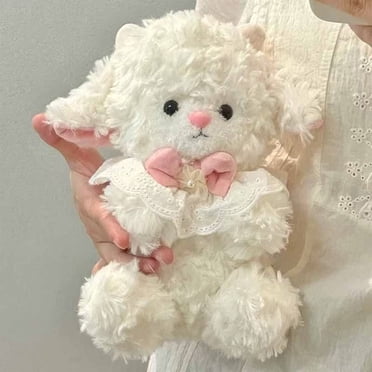 Mini Lamb Plush Doll, Cotton Realistic Stuffed Animal, Soft Lint Toy Companion, Gift for Children Adults, Lifelike Decorative Cuddle Toy