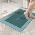 thumbnail image 4 of Diatomaceous Earth Bath Mat 16x24IN Super Absorbent Fast Drying Non-Slip Rubber Backing Washable Shower Floor Rug for Bathtub, 4 of 9