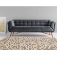 thumbnail image 2 of Linon Calibri Sasha Polypropylene 4'3"x7'3" Rug in Gray and Bone, 2 of 6