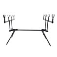 thumbnail image 4 of S SERENABLE Support de Canne à Pêche Pliable Stable Multifonctionnel Portable Gain de Place pour 4 Cannes, 4 of 9
