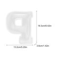 thumbnail image 2 of CEHVOM Large Alphabet Epoxy Resin Mould English Letter Silicone Mold 3D Alphabet Letter, 2 of 2