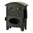 thumbnail image 1 of Elodie Armoire de Rangement Mini Pratique en Forme de Robot pour Bureau Salon Comptoir Noir, 1 of 8
