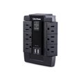 thumbnail image 2 of CyberPower Professional Series CSP600WSU - Surge protector - AC 125 V - output connectors: 6 - black, 2 of 14