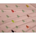 thumbnail image 4 of oneOone Polyester Lycra Fabric Artistic Bird Printed Fabric 1 Yard 56 Inch Wide, 4 of 4