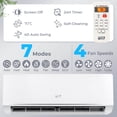 thumbnail image 2 of Costway 12000 BTU Mini Split Air Conditioner & Heater with 1 Ton Heat Pump Installation Kit, 2 of 9