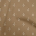 thumbnail image 1 of oneOone Velvet Brown Fabric Asian Floral Block Fabric For Sewing Printed Craft Fabric By The Yard 58 Inch Wide, 1 of 5