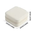 thumbnail image 5 of TopLLC Earring Ring Jewelry Display Storage Box Case Organizer Flannel Tray Holder Gift, 5 of 5