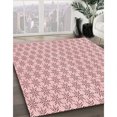 thumbnail image 3 of Ahgly Company Tapis d'Intérieur Lavables à la Machine, Carrés, Transitionnels, Rouges, 4 Pieds Carrés, 3 of 7