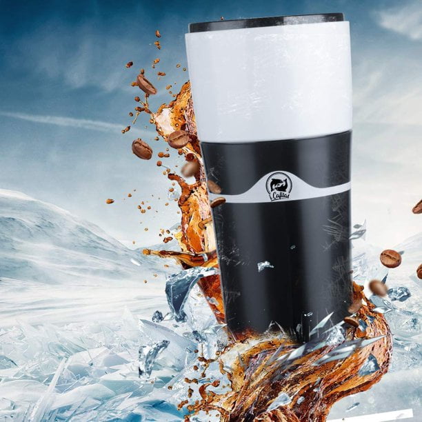 i Cafilas The Original Portable Drip Coffee Maker Travel Mug,Compatible with Refillable K Pods & Single-Serve Capsules,Portable Manual For Office Camping Hot and Cold Brew Coffee Maker