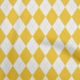 thumbnail image 1 of oneOone Cotton Poplin Yellow Fabric Check Argyle Sewing Craft Projects Fabric Prints By Yard 42 Inch Wide, 1 of 4
