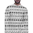 thumbnail image 4 of Atasi Cotton Slub Printed Fashion For Men Asymmetric Button Down Kurta For Men, 4 of 5