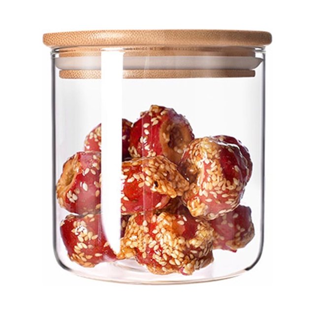 Glass Jars with Airtight Lids Large Durable Storage Jar for Sauces Pickled Vegetables 2