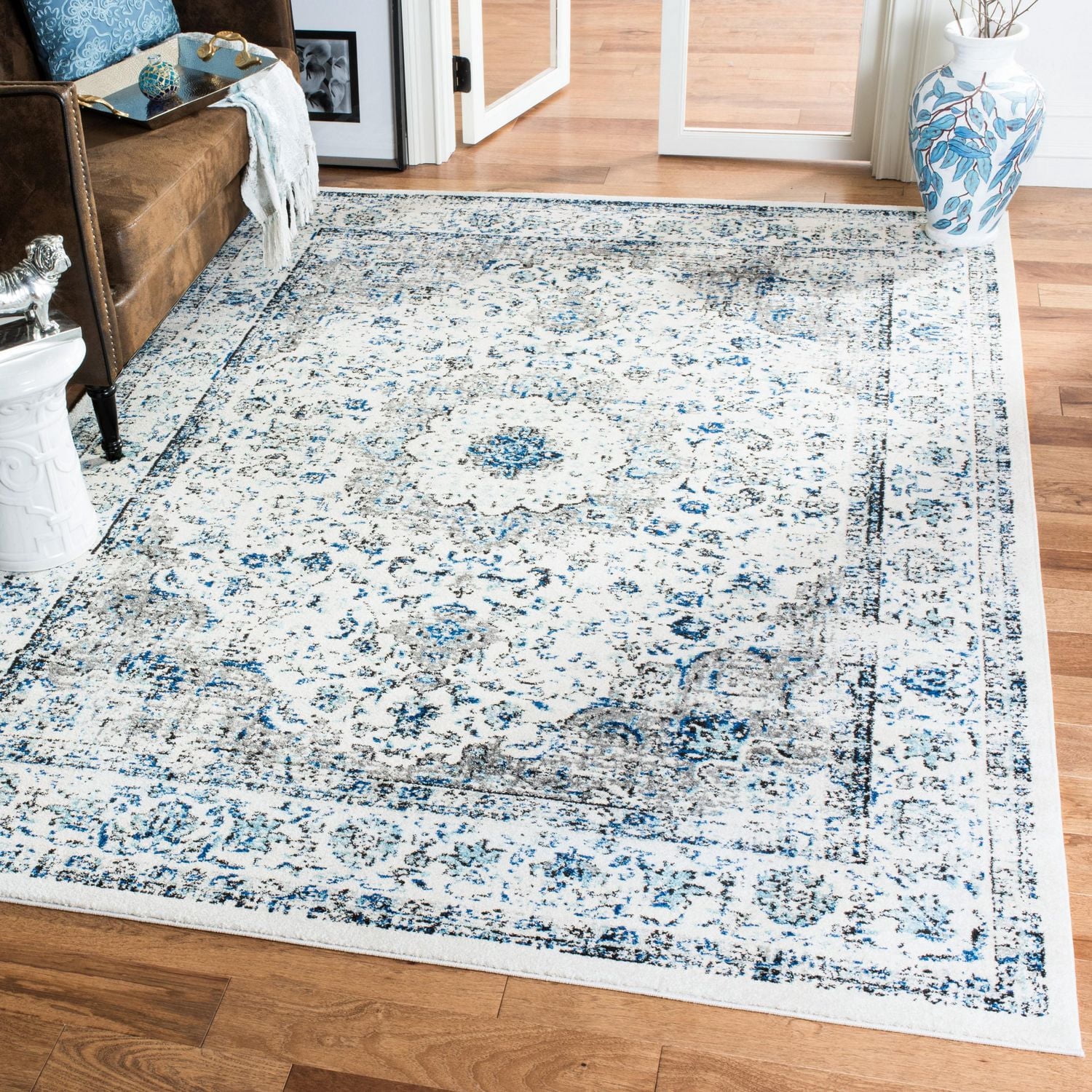 SAFAVIEH Evoke Teale Tapis Traditionnel