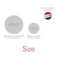 thumbnail image 2 of Grimane Blanc Mignon Chat Heureux Motif Épingles Badge Bouton Design Kit Ensembles d'Artisanat, 2 of 3