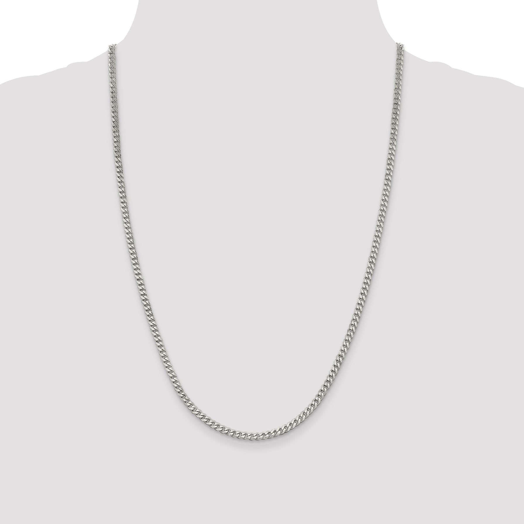 925 Sterling Silver 4mm Curb Chain 18 Inch - Walmart.ca