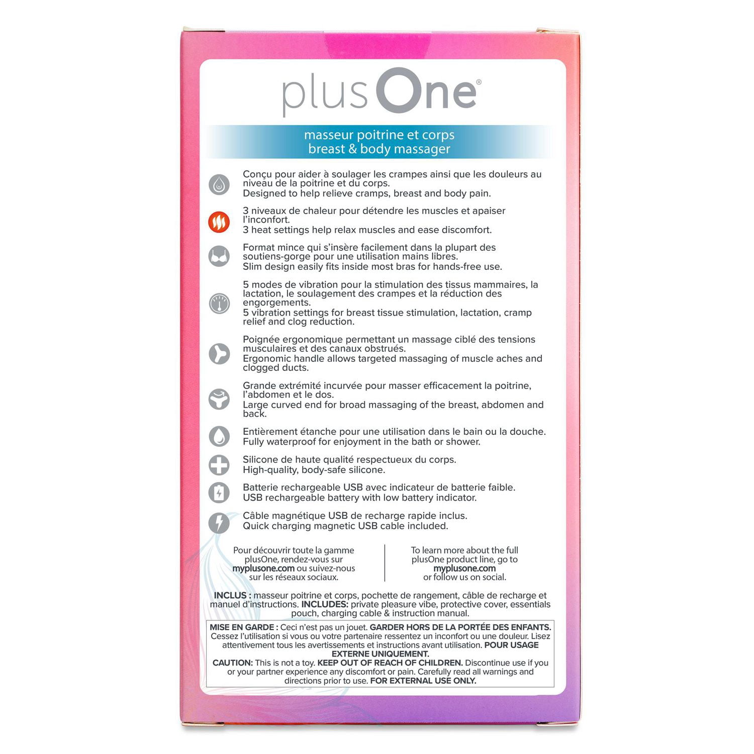 PlusOne BREAST AND BODY MASSAGER