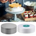 thumbnail image 5 of YAOMOBB Grease-resistant Cake Board 5Pcs Set Thick Corrugated Round Cake Base Holder Plate 8 10 12 Inch Greaseproof Non Food Grade, 5 of 5