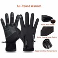 thumbnail image 3 of Winter Sports Warm Gloves for Womens Mans Windproof Waterproof Thermal Touch Screen Mittens, 3 of 7