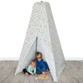 thumbnail image 1 of Jolly Jumper Teepee Tent | Play Tent Accessory for Jolly Jumper with Super Stand | Indoor/Outdoor Collapsible Tent with Velcro Door | Machine Washable, 1 of 3