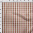 thumbnail image 3 of oneOone Cotton Silk Fabric Check Kasuri Printed Fabric 1 Yard 42 Inch Wide, 3 of 4