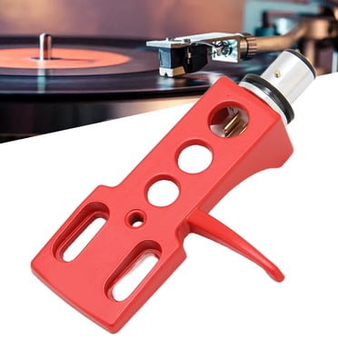 Stylus Holder Aluminium Alloy Phonograph with 4 Connection Wires Universal DJ Turntables Black Glue