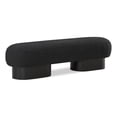 thumbnail image 1 of Meridian Furniture Robertson Black Boucle Fabric Bench, 1 of 17