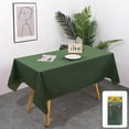 thumbnail image 1 of HHBEAUTY Rectangle Vinyl Tablecloth, Waterproof Spillproof Plastic Backed Table Cloth, Wipe Clean Table Cover for Dining, Buffet Parties and Camping (54" x 72"), 1 of 7