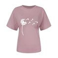 thumbnail image 4 of CEHVOM Haut de Mode pour Femme Imprimé Décontracté Coupe Ample T-shirt Chemise Grande Taille, 4 of 6