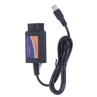Outil de Diagnostic pour Voiture, Lecteur de Code pour Numériseur OBD2 Prenant en Charge le Protocole OBD2, Connexion par Câble USB pour Véhicule